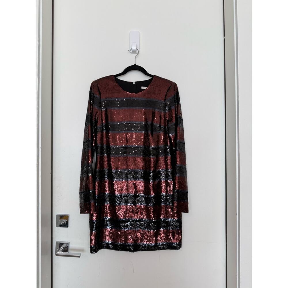 Veronica Beard Breakers Sequin Striped Mini Dress - Picture 5 of 9